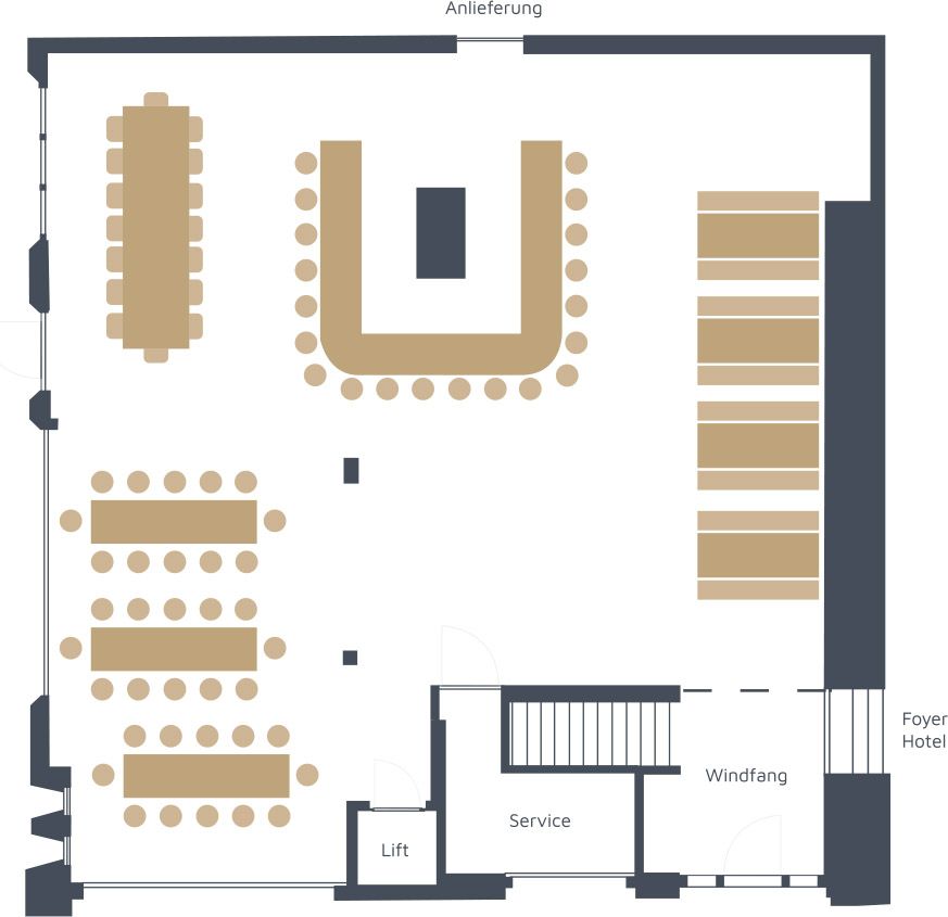 Grundriss Seminarraum Davos