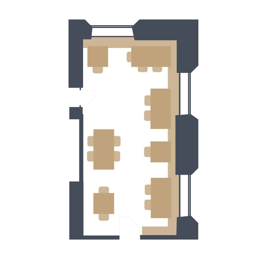 Grundriss Seminarraum Davos