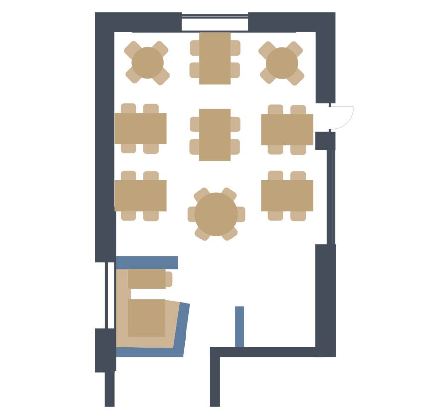 Grundriss Seminarraum Davos