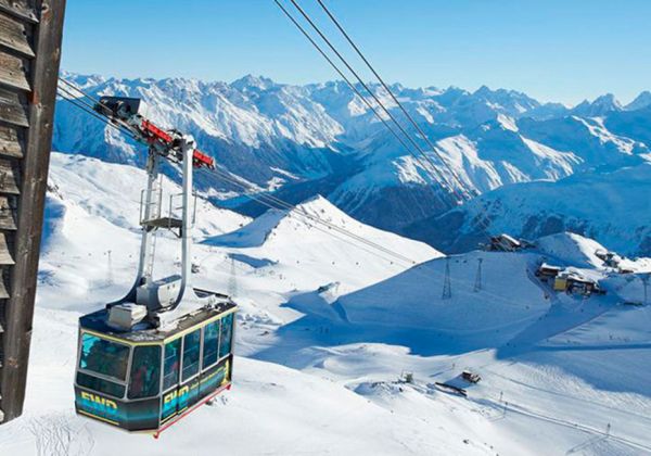 Skiing Davos Parsenn